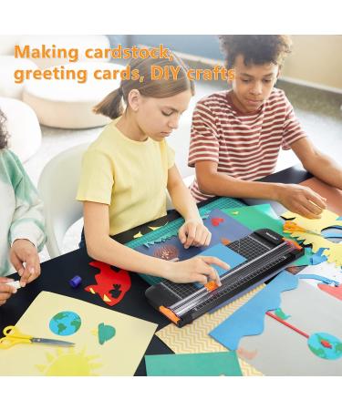 WORKLION Paper cutter - A4 Paper Craft cutter with Security blade for cut Gift Card  Coupon  Label  Cardstock  Photo  12 inch black office paper trimmer - Buy Online on SooperMarket.com
