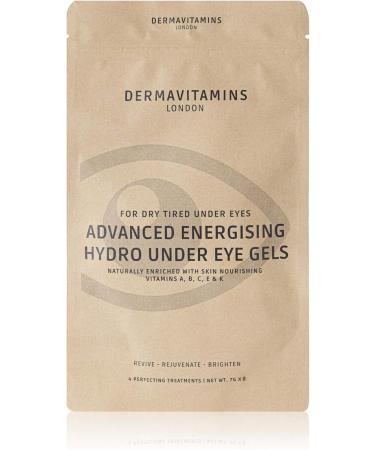 Dermavitamins Advanced Energising Hydro Under Eye Gel Patches - 8 Pair Pack for Dry, Tired Under Eyes - Buy Online on SooperMarket.com