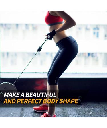 Himaly Resistance Bands Set 5 Heavy-Duty Tapes (100lbs/150lbs) with Handles & Ankle Straps for Strength Training Yoga and Pilates - Optimal for Resistance Training - Buy Online on SooperMarket.com