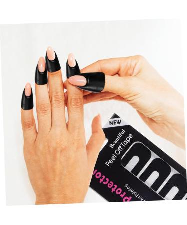 FRCOLOR 400 Sheets Nail Art Anti Spill Stickers Nail Polish Nail Protection for Painting Nails Nail Tape Nail Care Tools Protection Tearable 3.00X2.50X0.10CMx4pcs As Shown X 4 Pieces - Buy Online on SooperMarket.com