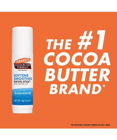 Palmers Cocoa Butter Swivel Stick with Vitamin E - 3 Pack, Moisturizing Formula - Buy Online on SooperMarket.com