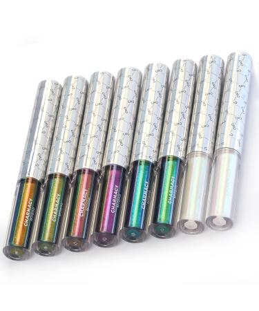 CHARMACY Chameleon Liquid Glitter Eyeliner Set - Metallic, Waterproof, Smudge-proof - Ultra-Fine Tip - Longwearing, Highly Pigmented - MultiColor Shifting Eyeliner Trio - Buy Online on SooperMarket.com