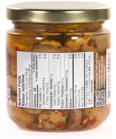 Regina Molisana Hot Pickled Mushrooms in Oil 250 milliliters Hot Mushrooms - Buy Online on SooperMarket.com