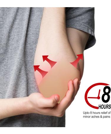 Pain Relief Patch - 10 Patches Knee & Muscle Pain Relief Plaster - Natural 8H Relief for Joint, Neck, Knee Pains - Buy Online on SooperMarket.com