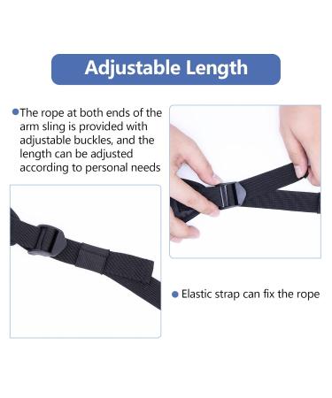 Yeloumiss Mesh Arm Sling - Lightweight Breathable Shoulder Immobilizer for Unisex - Gray - Buy Online on SooperMarket.com