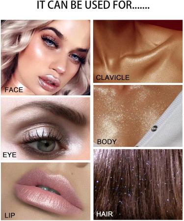 Highlight Powder Stick Puff Lightweight Texture Highlight Patting Powder Beautiful 9g Small for Makeup (White) - Buy Online on SooperMarket.com