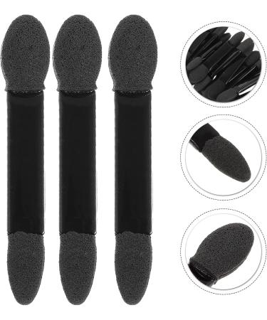 KALLORY 50pcs Makeup Sponge Make up Sponges for Face Brush Eyeshadow Cleaning Brush Lip Brush Disposable 1 count (Pack of 1) Black - Buy Online on SooperMarket.com
