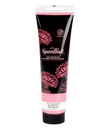 Speedball Water-Soluble Block Printing Ink  5-Ounce Tube  Fluorescent Hot Pink