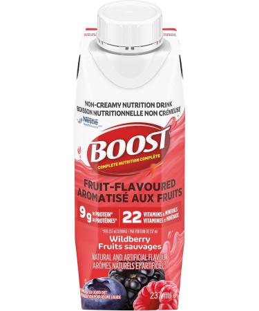 Boost Fruit Flavoured Drink Wild Berry 237ml 24 count & Original Meal Replacement Drink Choc Latte 6x237ml Case Pack of 4 Packaging May Vary - Buy Online on SooperMarket.com