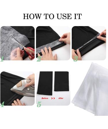 Double Sided Fusible Non Woven Interfacing Webbing - 3 Piece Set | Lightweight White Interfacing Fabric - 59 x 78.74 | Ideal for DIY Craft Making - Buy Online on SooperMarket.com