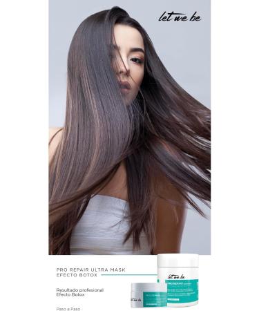 Let Me Be - BTX Hair Pro Repair Ultra Mask one step Professional Volume Reducer Collagen & Keratin Coconut Oil Organic & Formaldehyde Free (1Kg) - Buy Online on SooperMarket.com