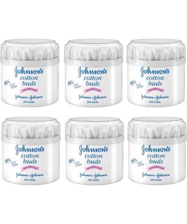 Buy Johnson's Cotton Buds (200) - Pack of 6 | Trusted Quality & Fast International Shipping - Buy Online on SooperMarket.com