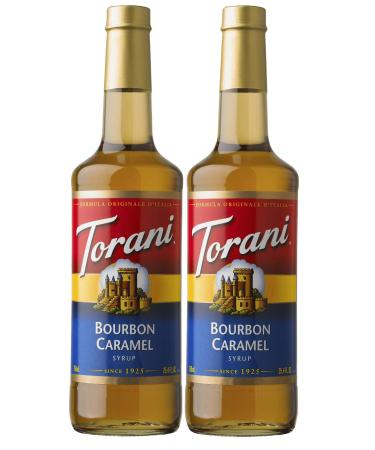 Torani Bourbon Caramel Syrup 750ml 2 Pack