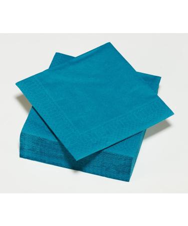 Le Nappage 50 napkins made of cotton wool 33 x 33 cm 2-ply FSC duck blue cellulose 33 x 33 cm duck blue 33cm x 33cm