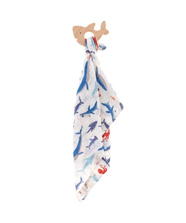 Stephen Joseph Muslin Lovie with Teether  Shark