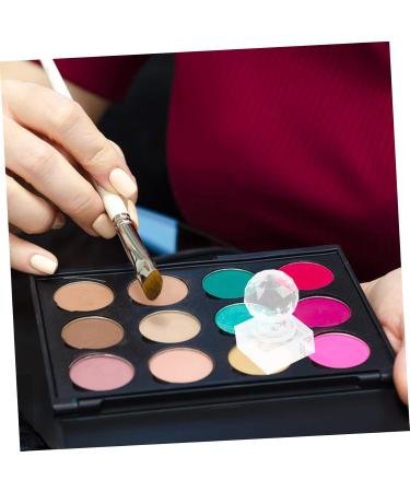 Baluue Eye Shadow Plate Pressed Powder Stamper Mini Eyeshadow Press Tool Eyeshadow Tool Transparent Acrylic 3.00X1.85X1.85CM Transparent - Buy Online on SooperMarket.com