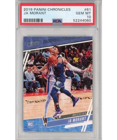 Graded 2019-20 Panini Chronicles Ja Morant #61 Rookie RC Basketball Card PSA 10 Gem Mint