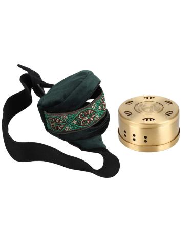 Portable Smokeless Moxibustion Box Cleaning Cloth Bag For Moxa Burner Chinese For Acupuncture Massage Heating Therapy