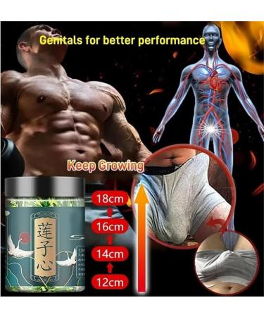 Lotus Seed Core Tea for Men Liver and Kidney Care Tea Men's Conditioning Tea Liver Care Tea Health Tea Men's Essentials Pure Chinese Herbal Tea Dried Lotus Plumule Lotus Embryo Tea (60g 1PC) - Buy Online on SooperMarket.com