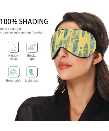 Haskirky Light Blocking Eye Mask for Adults - Breathable & Adjustable Sleep Mask for Travel, Yoga, Meditation - Cartoon Fish Design - Buy Online on SooperMarket.com