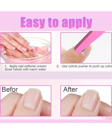 DHWEKU Stainless Steel False Nail Clippers Professional Nail Cutter Clippers Capsules Nail Clippers for False Nails and Gel Nails with 5 Diamond Shaped Sponge Rubbing Strips (Pink) - Buy Online on SooperMarket.com