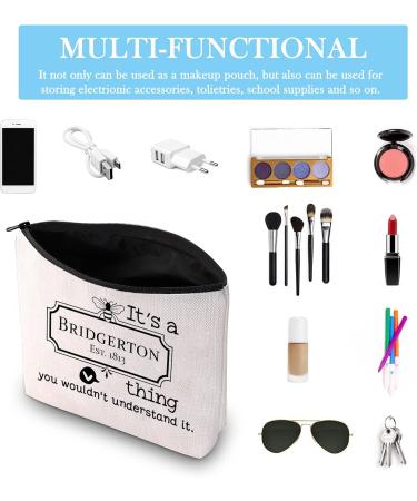 Bridgerton Toiletry Bag for Fans | Stylish Medium Accessory Inspired by the TV Series - Buy Online on SooperMarket.com
