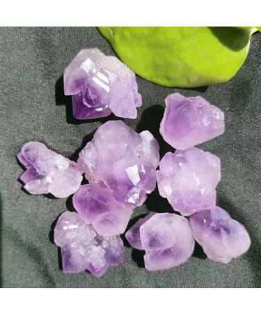 Specimen Healed Natural Amethyst Raw Quartz Small Cluster Reiki Stone Crystal Point Specimen Home Decor Raw Crystals As a Gift Gift (Color : 1pc Weight 3-8g Size : 200g) 200g 1pc Weight 3-8g - Buy Online on SooperMarket.com
