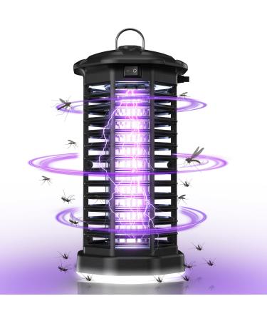 Meoligram insect destroyer electrical 2 in 1 insect trap mosquito trap UV 4200V mosquito lamp with LED light tasteless and quiet fly trap electrically fly catcher for inside and outside