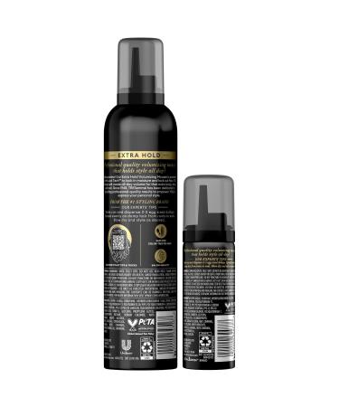 Tresemme Extra Hold Hair Care Mousse Set - 3 Piece Frizz Control & Curl Mousse for Curly Hair Regular & Travel Size - International Shipping Available - Buy Online on SooperMarket.com