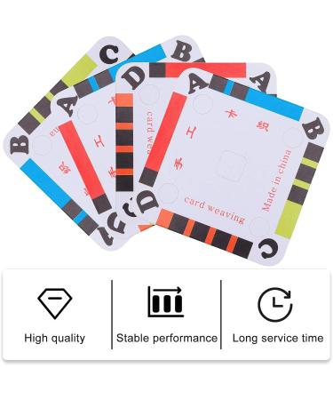 EXCEART Weaving Shuttle and 100Pcs Tablet Weaving Cards - DIY Weaving Supplies for Loom and Inkle Loom | Paper Business Cards for Weaving Accessories - Buy Online on SooperMarket.com