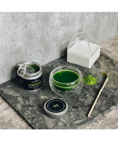Premium Ceremonial Grade Matcha Green Tea Powder | Delicate Rich Flavor | Kyoto, Japan | 30g Sealed Tin - Buy Online on SooperMarket.com