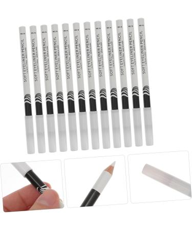 Gogogmee 12pcs Lying Silkworm Eyeliner Liner Gel Pencil Makeup Eyeshadow Pencils Makeup Eyeliner Wood White - Buy Online on SooperMarket.com