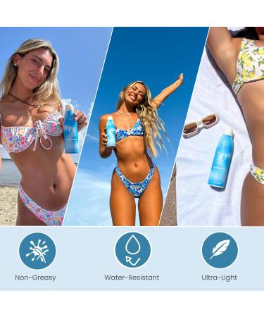 Florida Glow SPF 15 Sunscreen Spray - Broad Spectrum Water Resistant PABA & Oxybenzone Free - Compliant with Hawaii 104 & Florida Keys (5.5 Fl Oz - Buy Online on SooperMarket.com