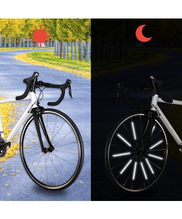 Buy Gigmeta 72-Piece Spoke Reflectors for Bikes | 360 Visibility Cat Eye Reflectors | Easy Assembly Bicycle Accessories - Buy Online on SooperMarket.com