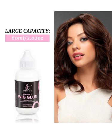 Smilco Wig Glue & Remover Set - Waterproof Skin-Friendly 1.3oz Strong Hold for Front Lace Wigs - Ultimate Wig Installation Kit - Buy Online on SooperMarket.com