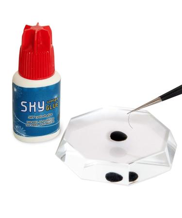 Stacy Lash Sky S+ Black Adhesive 5ml - 1-2 Sec Dry Time - 7 Weeks Retention - Professional Grade Eyelash Extension Glue - Buy Online on SooperMarket.com