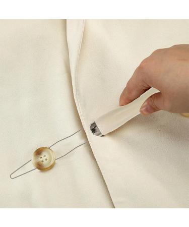 Easy Button Tool | Button Hook Tool Dressing Aid | Grip Button Hook Helper Shirt Collar Buttoner Practical Gift for Clothing Sewing Lovers Niayou - Buy Online on SooperMarket.com