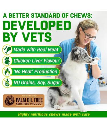 Dog Joint Care Supplements | 150 Chews with Green Lipped Mussel, Glucosamine & Chondroitin | Hemp Oil, MSM, Hyaluronic Acid, Manganese & Vitamins | Aids Stiff Joints | 1 Pot (150 Chews) - Buy Online on SooperMarket.com