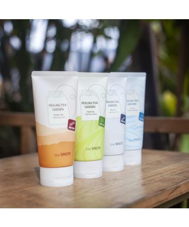 THESAEM Healing Tea Garden Tea Tree Cleansing Foam 150ml | Sebum Control & Dead Skin Removal for Oily & Sensitive Skin - Shop Internationally - Buy Online on SooperMarket.com