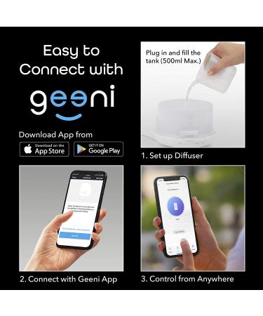 500ml Smart WiFi Essential Oil Diffuser & Humidifier with Alexa & Google Home Control - Buy Online on SooperMarket.com
