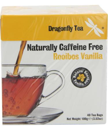 Dragonfly Teas Rooibos Vanilla 40 Bags - Organic, Caffeine-Free - Buy Online on SooperMarket.com