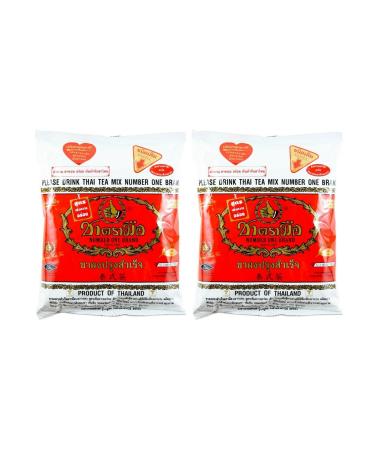 ChaTraMue Thai Tea Mix Vanilla Flavour Red Tea Powder 400g (Pack of 2) by CNMART