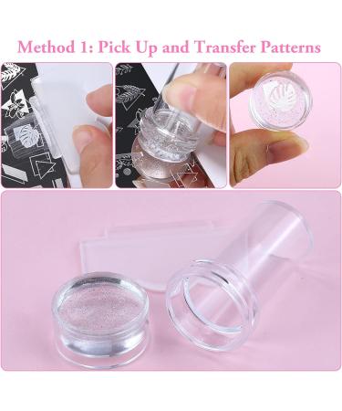 Nail Stamper Kit with Clear French Tip Stamp, 3 Nail Art Pens, and Scrapers - Nail Stamping Accessories for French Nails - Buy Online on SooperMarket.com