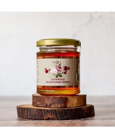 British Cotswold Wildflower Honey - Pure Natural British Honey Direct from the Producer (227g Jar) Wildflower 227 g (Pack of 1) - Buy Online on SooperMarket.com