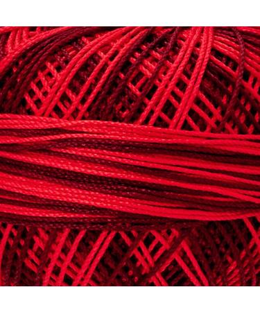 Lizbeth Egyptian Cotton Crochet Tatting Knitting Thread Size 10 - Red Burst | 25g 122yds - HH10147 - Buy Online on SooperMarket.com