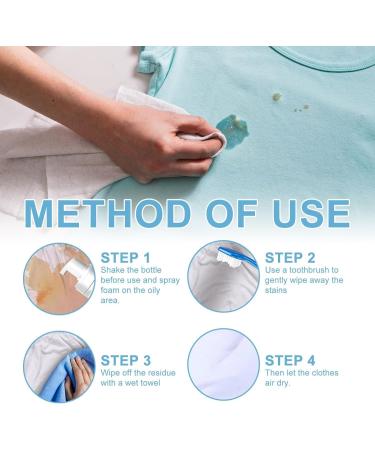Down Jacket Foam Dry Cleaner Dry Cleaning Agent for Winter Coats Down Detergent for Puffer Jackets Dry Cleaning Agent for Clothing Oil Stain 180ML (2Pcs) - Buy Online on SooperMarket.com
