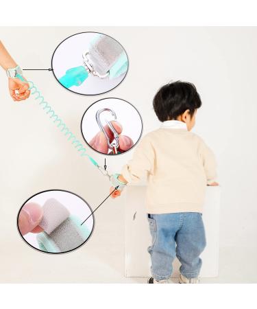Green Toddler Leash & Anti-Lost Wrist Link for Baby Walking Safety | Boys/Girls Travel Harness - Buy Online on SooperMarket.com