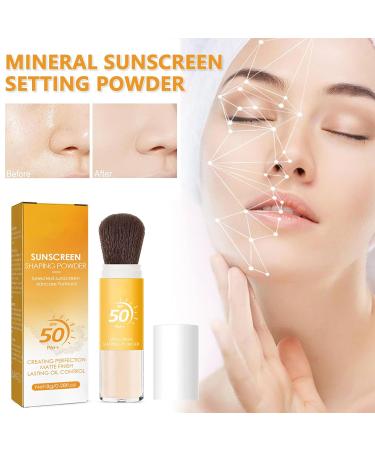 Mineral Sunscreen Setting Powder SPF 50 | Translucent Matte Finish | Lightweight Oil Control Face Powder for All Skin Types - Buy Online on SooperMarket.com
