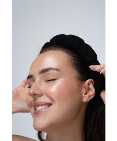 Brushworks Black Cloud Beauty Headband - Soft & Stylish Hair Wrap - Buy Online on SooperMarket.com