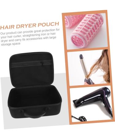 Baluue 2 Pcs Hair Dryer Storage Bag Hair Dryer Hard Case Travel Hair Dryer Travel Case Carrying Black Eva - Buy Online on SooperMarket.com